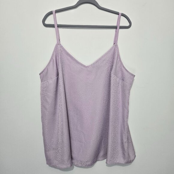 Torrid Sophie Purple Leopard Swing Cami Tank Top Size 2 Office Business Workwear - Picture 1 of 10